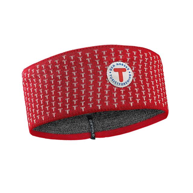 DNT-pannebånd Devold T-Headband DNT 210 Rød