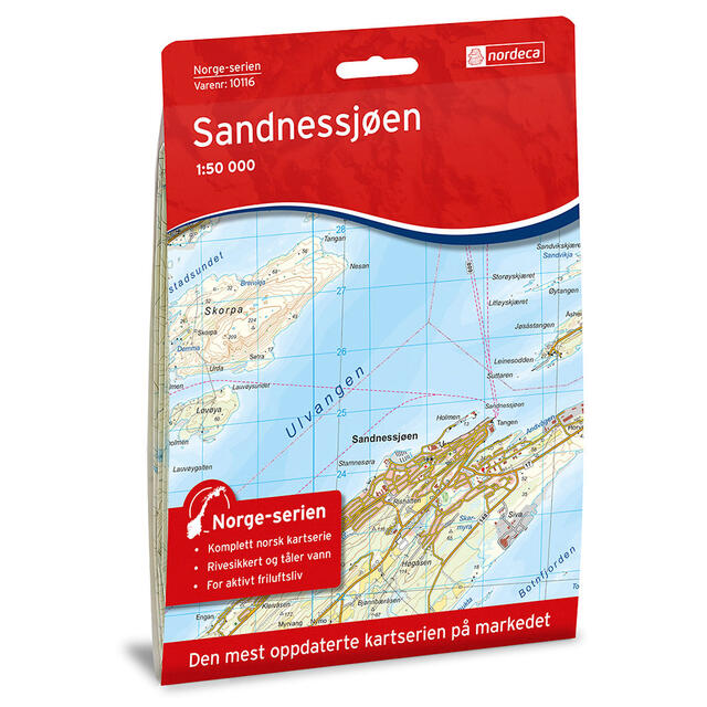 Sandnessjøen Nordeca Norge 1:50 000 10116 