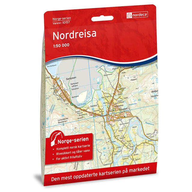 Nordreisa Nordeca Norge 1:50 000 10157 