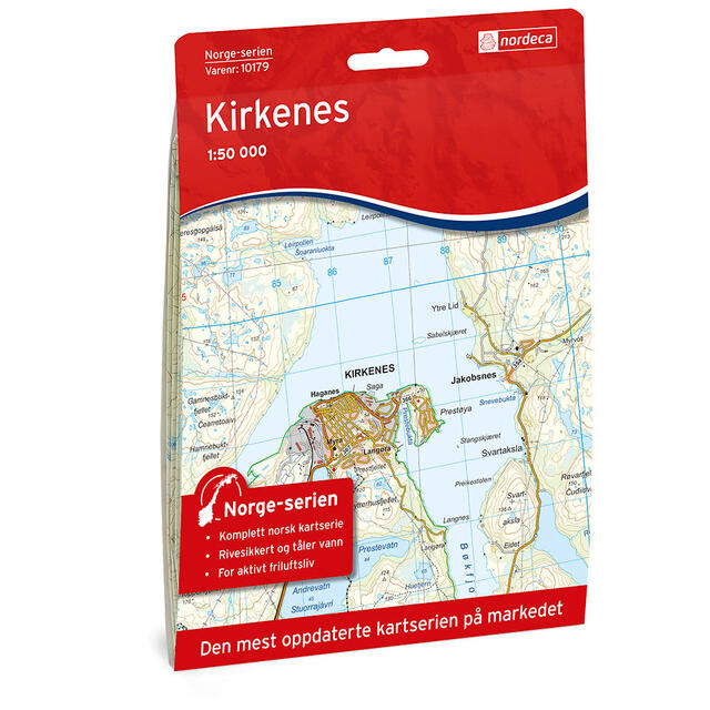 Kirkenes Nordeca Norge 1:50 000 10179 