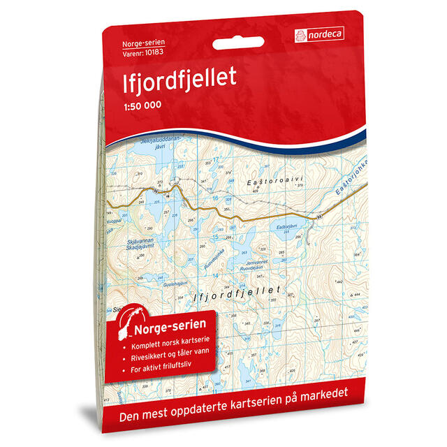 Ifjordfjellet Nordeca Norge 1:50 000 10183 