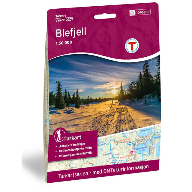 Blefjell Nordeca Turkart 1:50 000 2207 