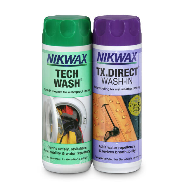 Membranvask og impregnering 2 pk. Nikwax Tech Wash & TC Direct 300 ml