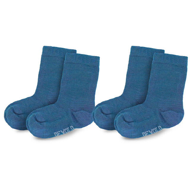 Sokkepakke til baby 19–21 Devold Sock 2 pk. 19–21 248 