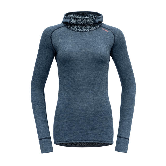 Hettegenser til dame S Devold Kvitegga Merino Hoodie W S 284