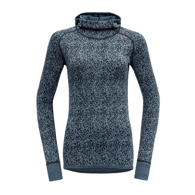 Hettegenser til dame S Devold Kvitegga Merino Hoodie W S 284