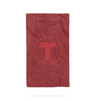 Turh&#229;ndkle Bubel Towel Medium DNT Red