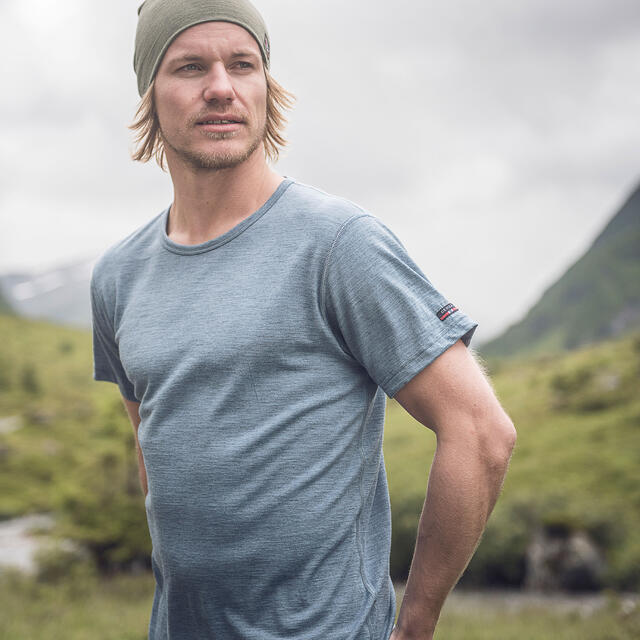 Skjorte til herre Devold Breeze Merino Tee M 770