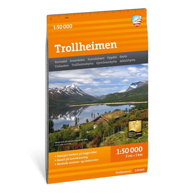 Trollheimen Calazo Turkart 1:50 000 