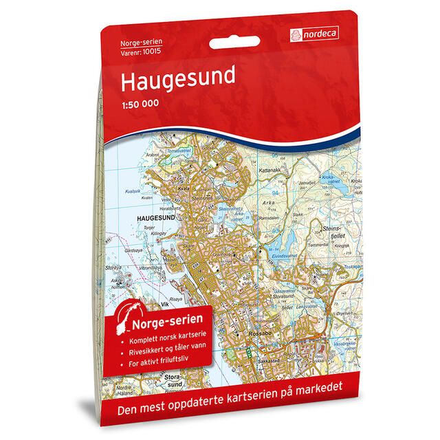 Haugesund Nordeca Norge 1:50 000 10015