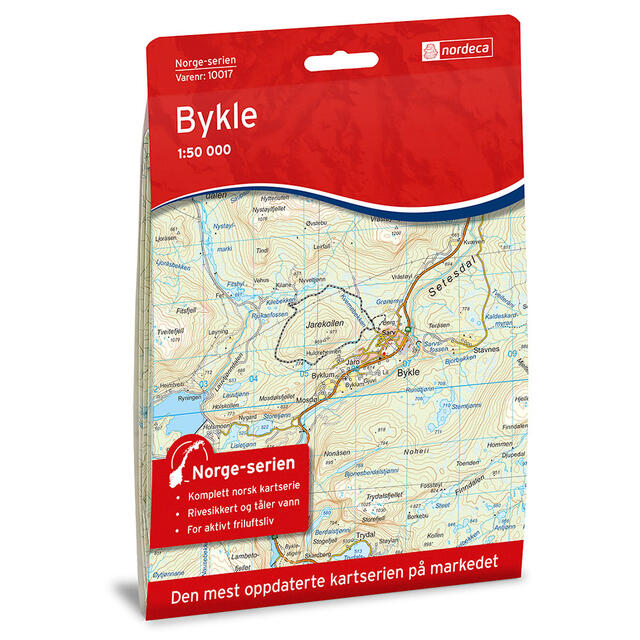 Bykle Nordeca Norge 1:50 000 10017 