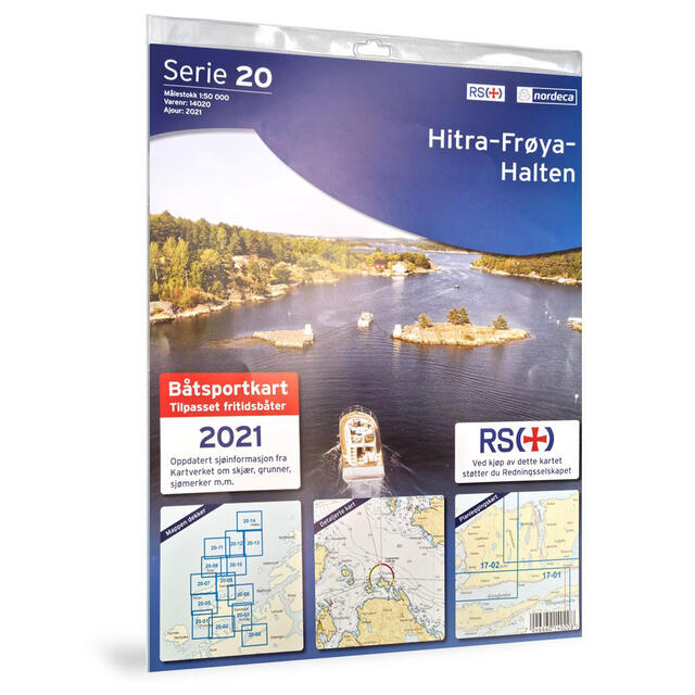 Hitra-Frøya-Halten Nordeca Båtsport 1:50 000 14020 
