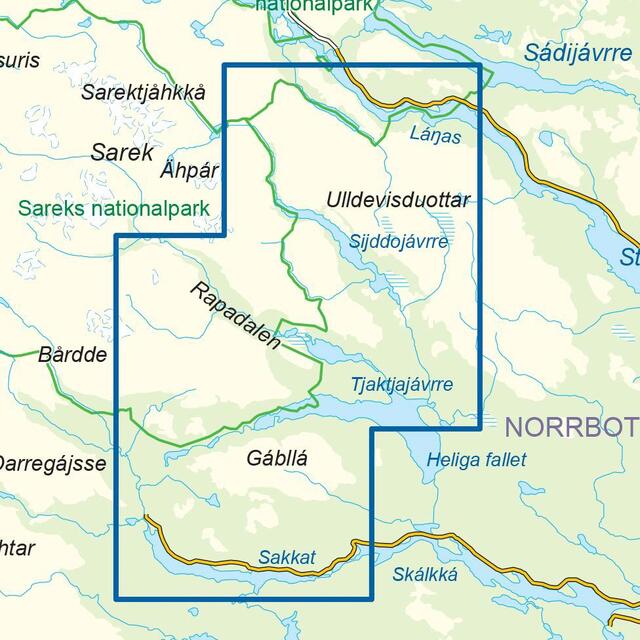 Sverige: Kungsleden-Saltoluokta Nordeca Sverige 7004 Kungsleden-Saltoluo