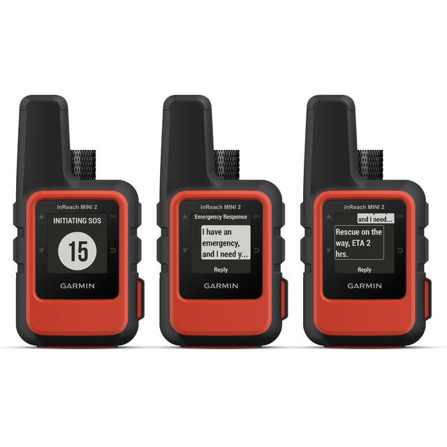 GPS med kommunikasjon Garmin inReach Mini 2 Red