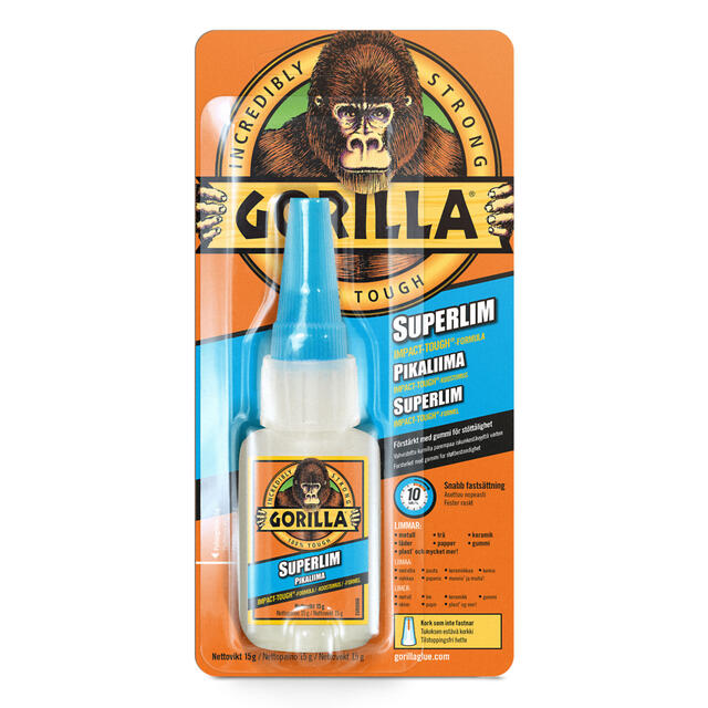 Superlim Gorilla Superglue 15g 