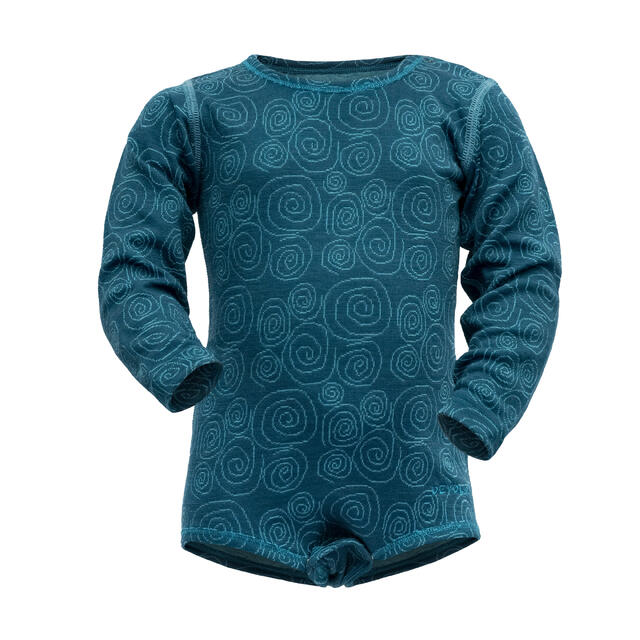 Body til barn 6 mnd Devold Duo Active Merino Body Kid 68 422