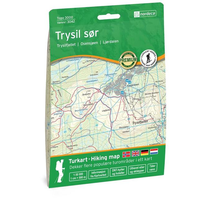 Trysil Sør Nordeca Topo 1:50 000 3042 