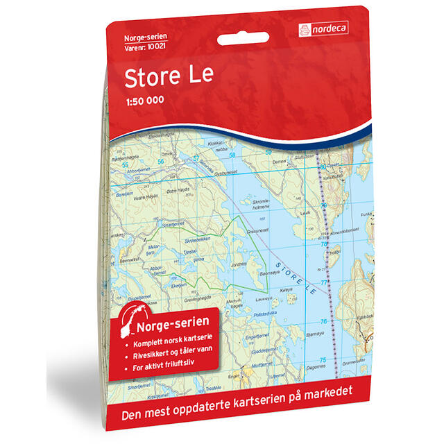 Store Le Nordeca Norge 1:50 000 10021 