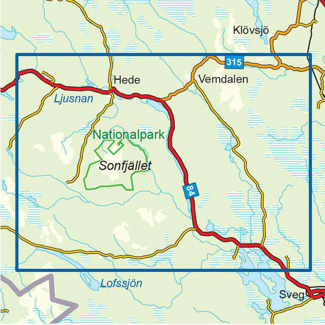 Sverige: Sonfjället Nordeca Sverige 7017 Sonfjället 