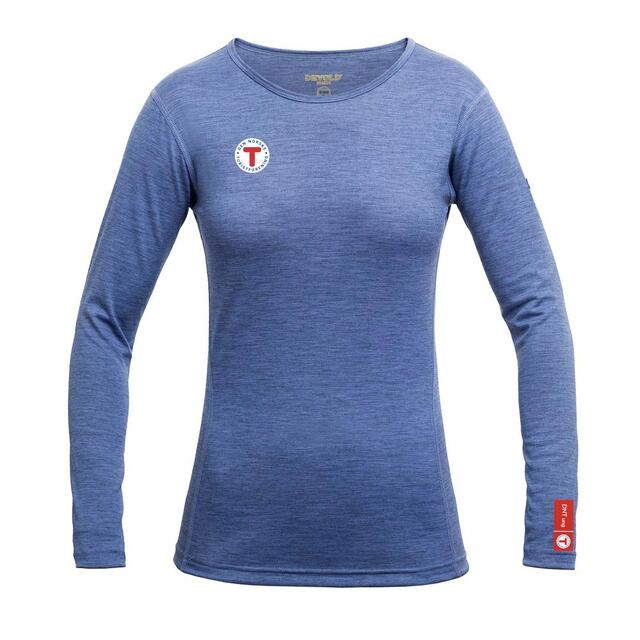 DNT ung-trøye til dame XS Devold Breeze Merino Shirt W XS 222 DNT