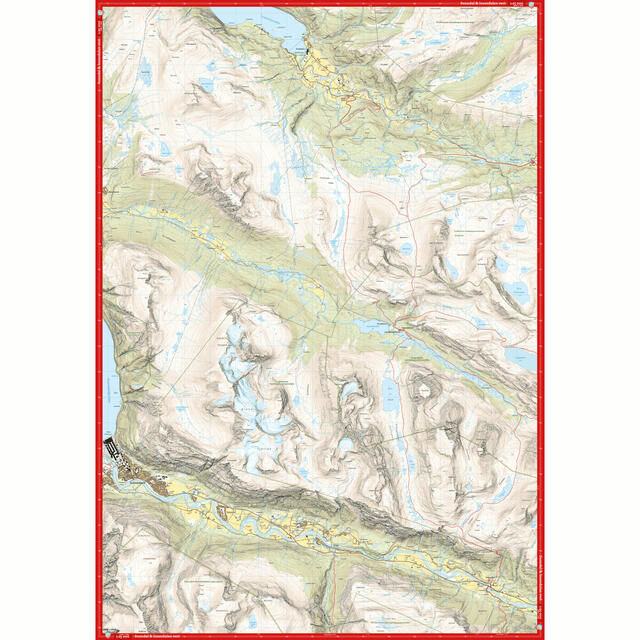 Sunndal Innerdalen Calazo Høyfjellskart 1:25 000 Trollheime