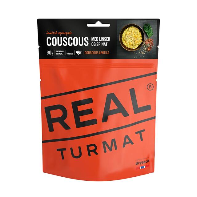 Couscous med linser og spinat Real Turmat Coscous Lentils 