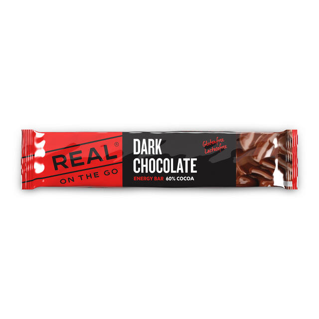 Mørk sjokolade Real On-the-Go Dark Chocolate 25 gram