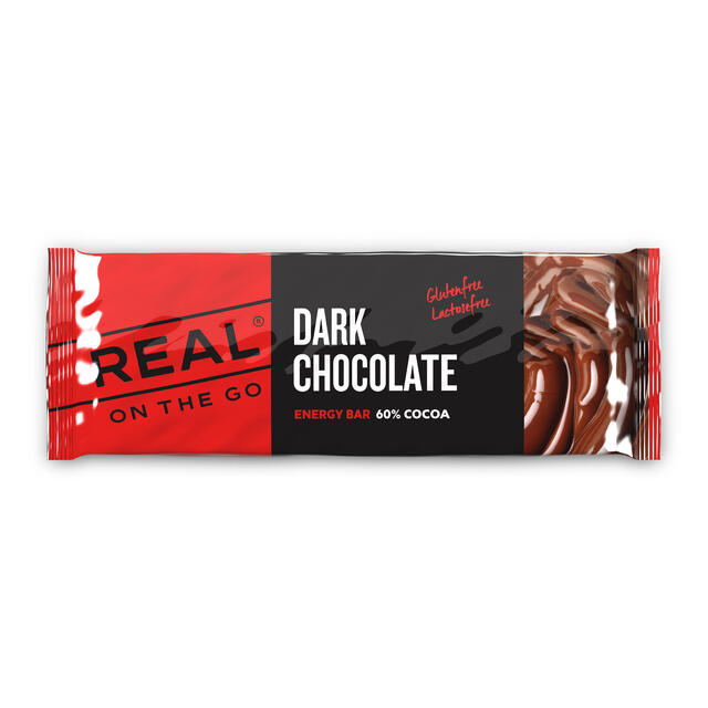 Mørk sjokolade Real On-the-Go Dark Chocolate 50 gram