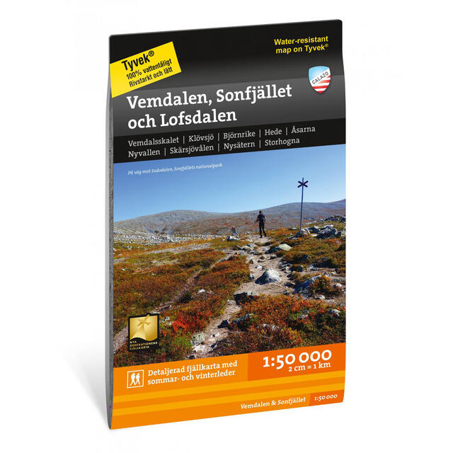 Sverige: Vemdalen Sonfjället Lofsdalen Calazo Turkart 1:50 000
