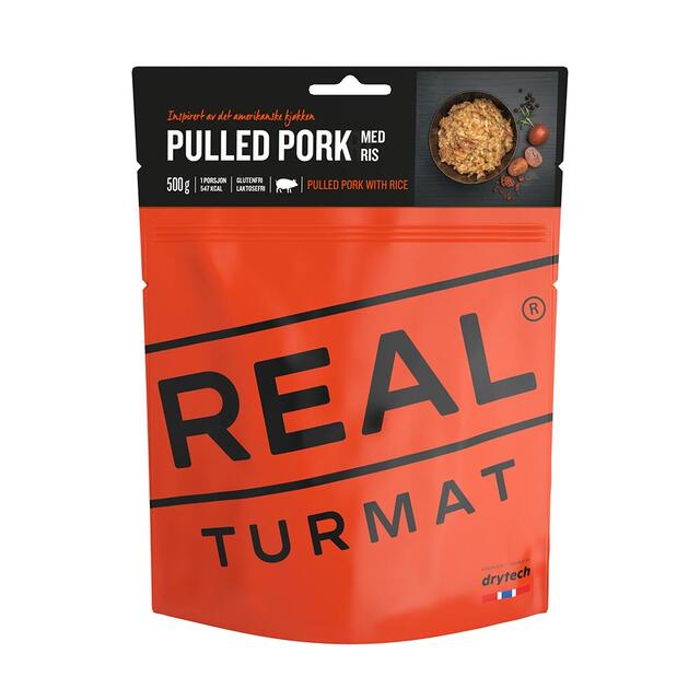 Pulled Pork med ris Real Turmat Pulled Pork med ris