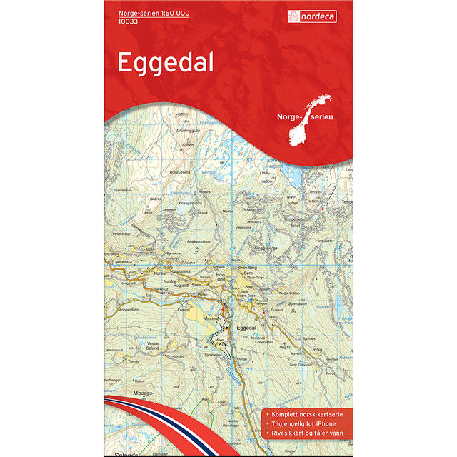 Eggedal Nordeca Norge 1:50 000 10033 