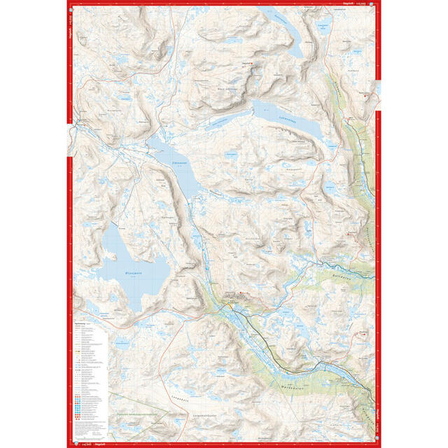 Hemsedal Calazo Høyfjellskart 1:25 000 