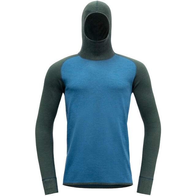Hettegenser til herre L Devold Kvitegga Merino Hoodie M L 427