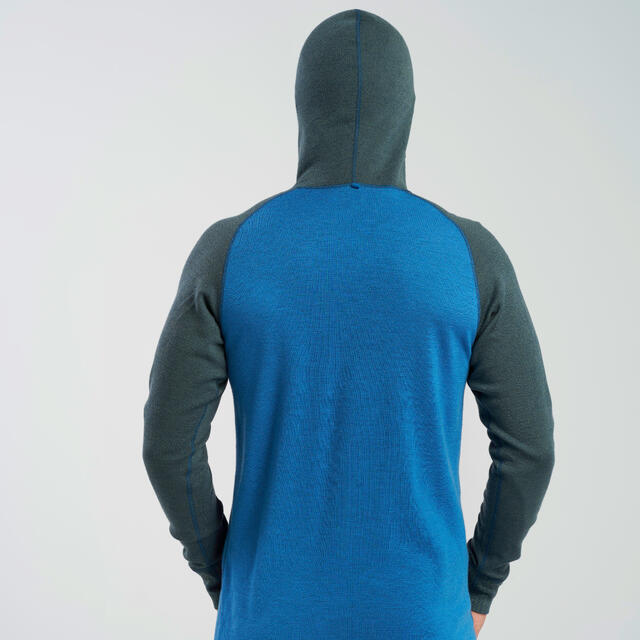 Hettegenser til herre L Devold Kvitegga Merino Hoodie M L 427