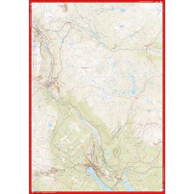 Sverige: Funäsfjällen Calazo Høyfjellskart 1:25 000 