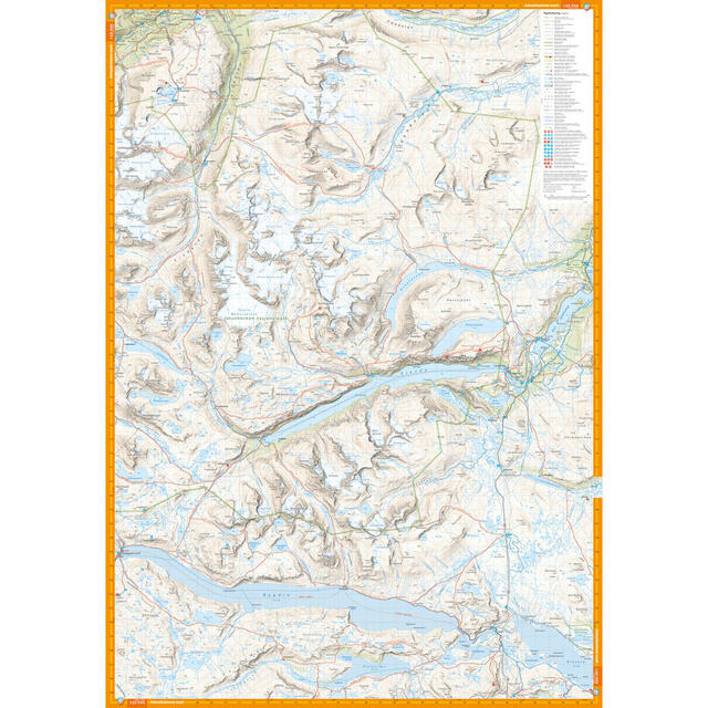 Jotunheimen Calazo Turkart 1:50 000 Jotunheimen