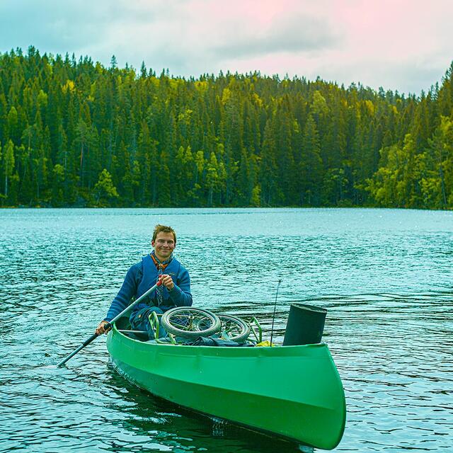 Kano Ally 18 Bergans Ally Folding Canoe 18 DR Green