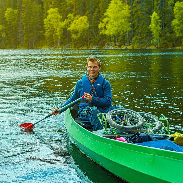 Kano Ally 18 Bergans Ally Folding Canoe 18 DR Green