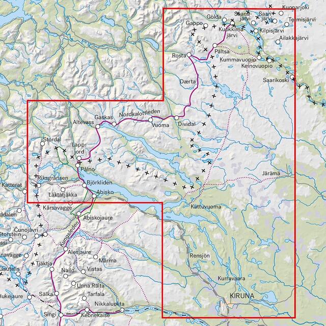 Sverige: Treriksröset, Abisko och Kiruna Calazo Treriksröset Abisko Kiruna