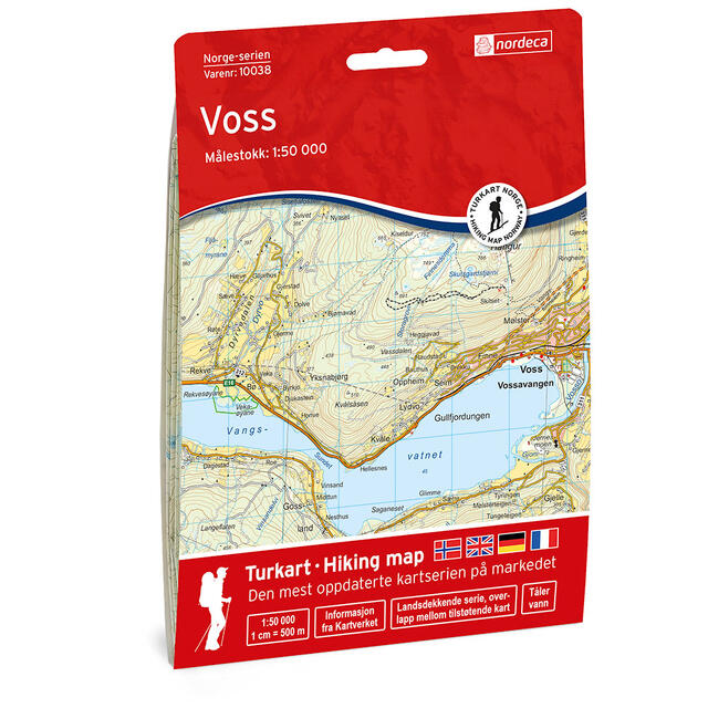 Voss Nordeca Norge 1:50 000 10038 