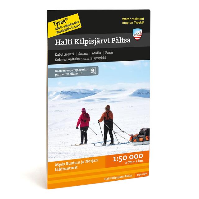 Sverige/Finland: Halti Kilpisjärvi Pälts Calazo Turkart 1:50 000