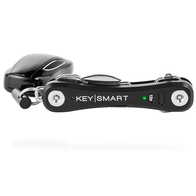 Nøkkelknippe med sporing KeySmart Pro Black 