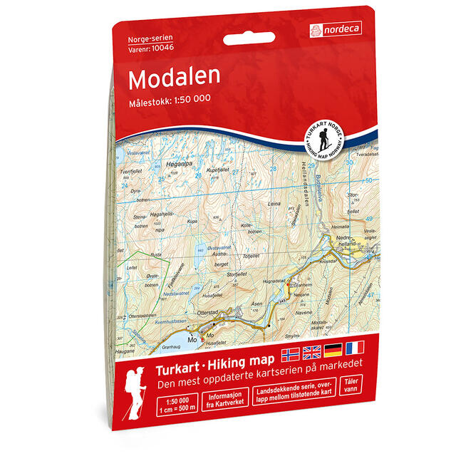 Modalen Nordeca Norge 1:50 000 10046 