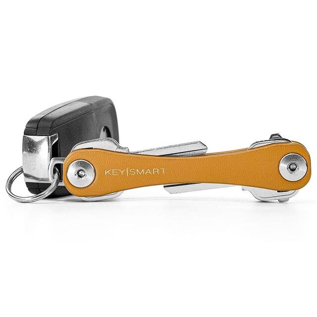 Nøkkelknippe KeySmart Tan Leather