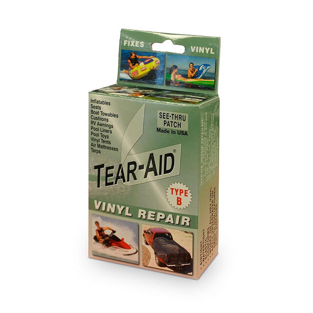 Reparasjonsfolie for vinyl Tear-Aid Fabric Repair Kit Type B 