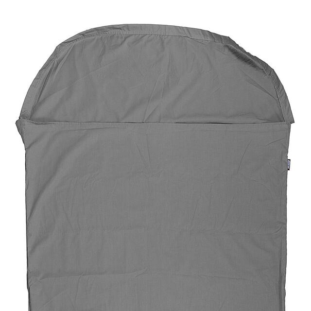 Mummypose i polyester/bomull Helsport Sleeping Bag Liner Mummy Grey