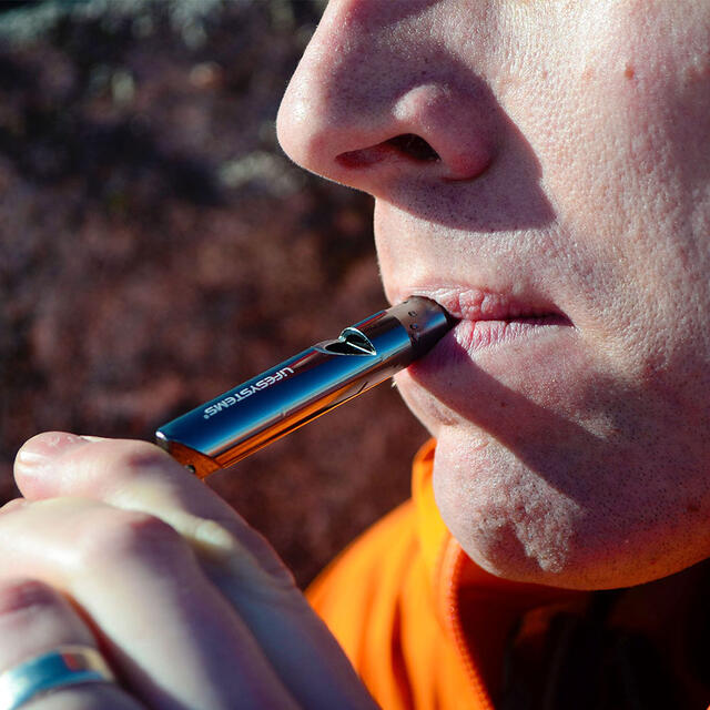 Fløyte Lifesystems Mountain Whistle Grey