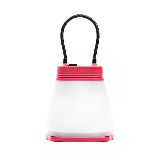 Solcellelykt 150 lm med USB-lader Bright SunBell Smart 150 BerryRed