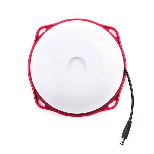 Solcellelykt 150 lm med USB-lader Bright SunBell Smart 150 BerryRed