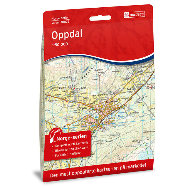 Oppdal Nordeca Norge 1:50 000 10079 